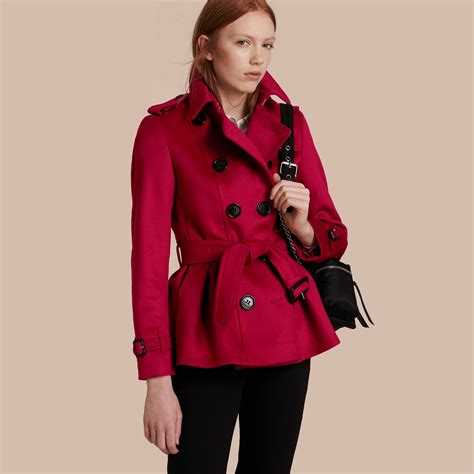 burberry red parade trench coat cashmere|burberry cashmere coat sale.